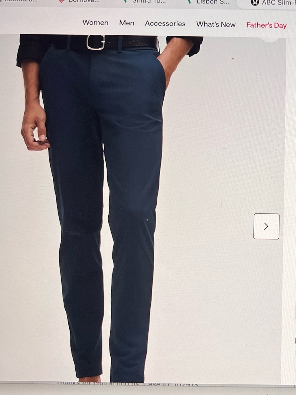 Lululemon Men’s ABC Slim fit Trouser